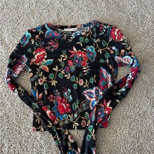 Alice + Olivia Women’s  Floral One Piece - Black